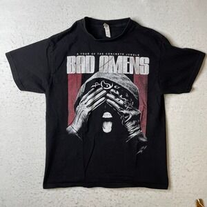 Bad Omens Concrete Jungle Tour T-Shirt Mens Medium Black Band Tee 1301 Metalcore